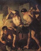 Luca  Giordano, The Forge of Vulcan